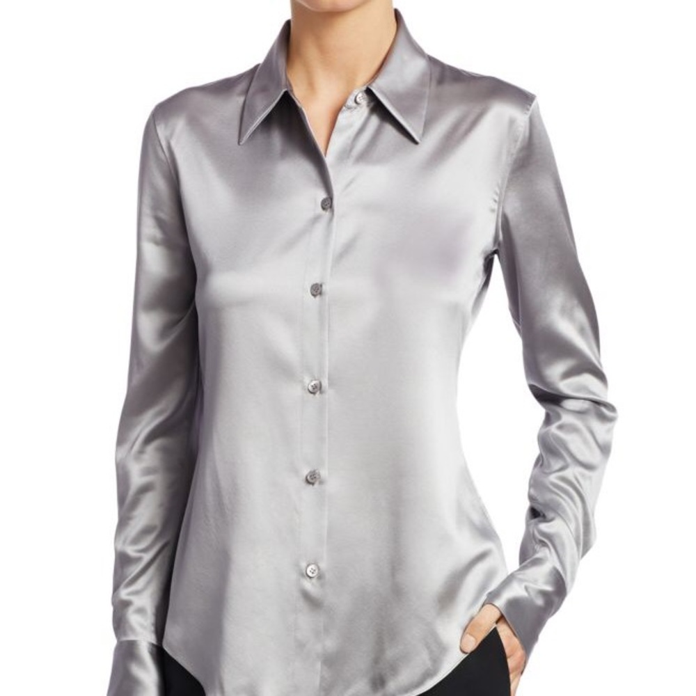 Derek Lam for design nation satin blouse